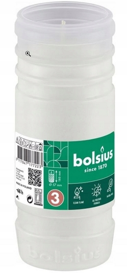 Náplne do lampiónov Bolsius RP3 68H, 68 hodín horenia, 20 kusov